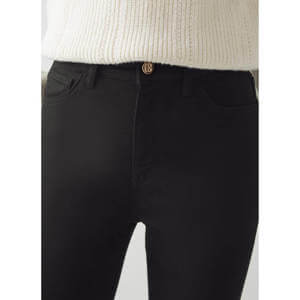 L.K. Bennett Lottie Black Cotton Skinny Stretch Jean